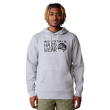 HAUT À CAPUCHON MOUNTAIN HARDWEAR HOMME LOGO MHW PO GRIS 2100581 057 MAHEU GO SPORT DEVANT