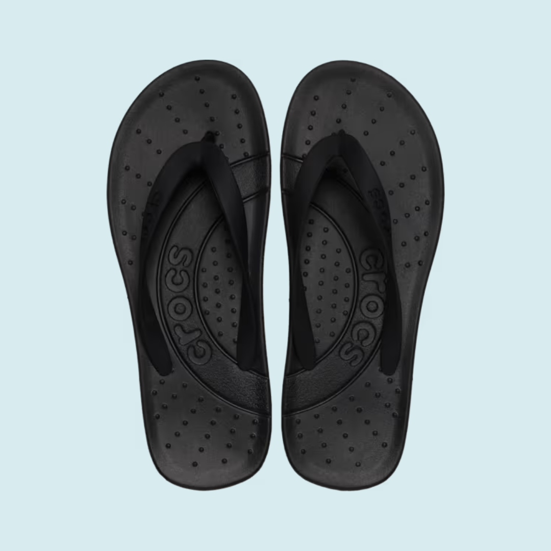 SANDALE UNISEXE CROCS FLIP NOIR 210089 001 CROCS  MAHEU GO SPORT PAIRE DESSUS