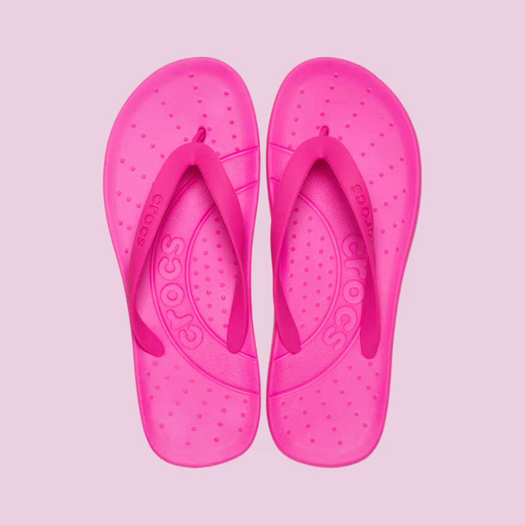 SANDALE UNISEXE CROCS FLIP ROSE 210089 6TW CROCS MAHEU GO SPORT PAIRE DESSUS