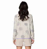 CHANDAIL POLAIRE DEMI-ZIP MHW FEMME MICROCHILL OYESTER 2104261 357 MAHEU GO SPORT DOS