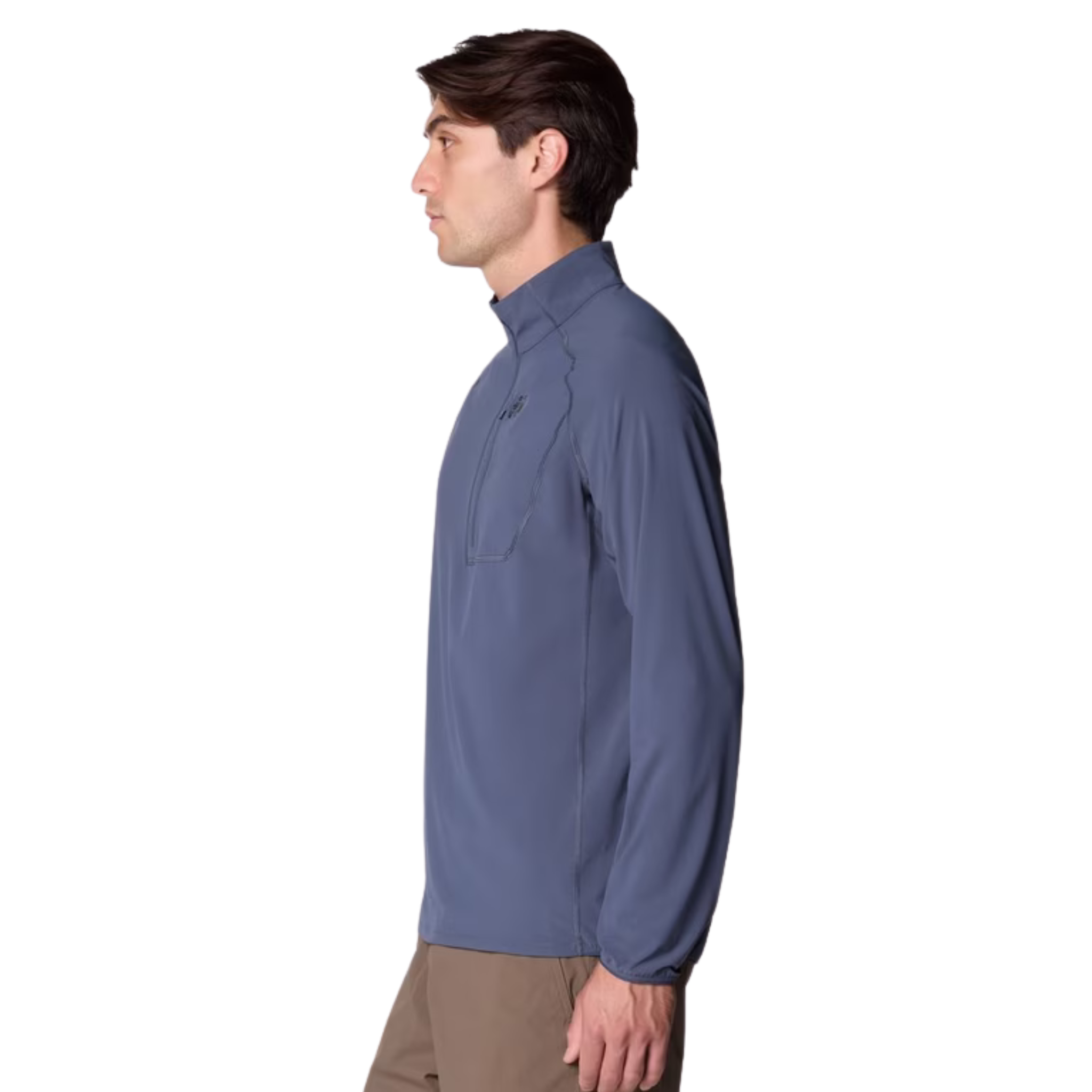 MEN'S HALF-ZIP SWEATER, SUNSHIELD MOON BLUE