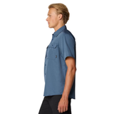 CHEMISE MANCHES COURTES MOUNTAIN HARDWEAR HOMME CANYON ZINC 2110231492 MAHEU GO SPORT MANNEQUIN CÔTÉ