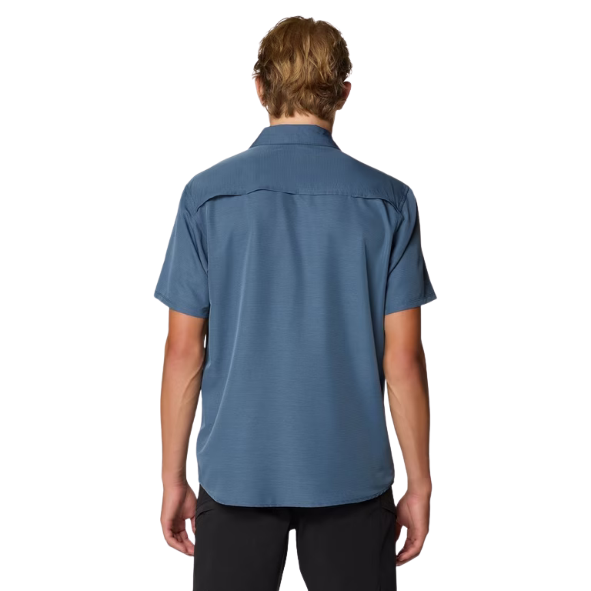 CHEMISE MANCHES COURTES MOUNTAIN HARDWEAR HOMME CANYON ZINC 2110231492 MAHEU GO SPORT MANNEQUIN DOS