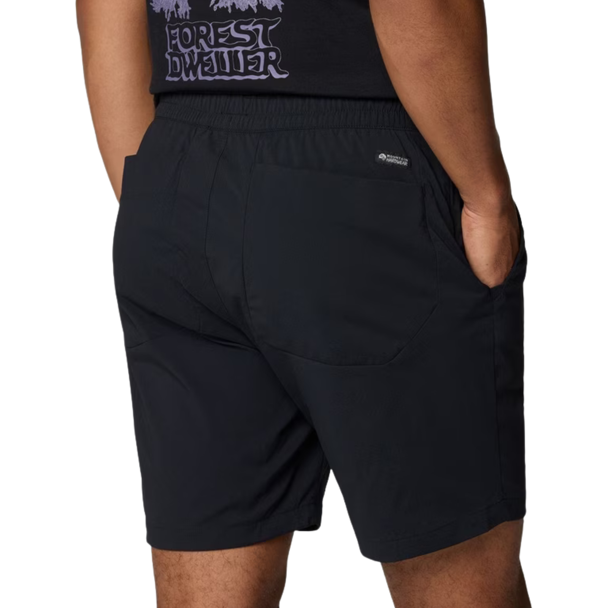 SHORT MOUNTAIN HARDWEAR HOMME DYNAMA 7PO NOIR 2110381 010 MAHEU GO SPORT DOS MANNEQUIN