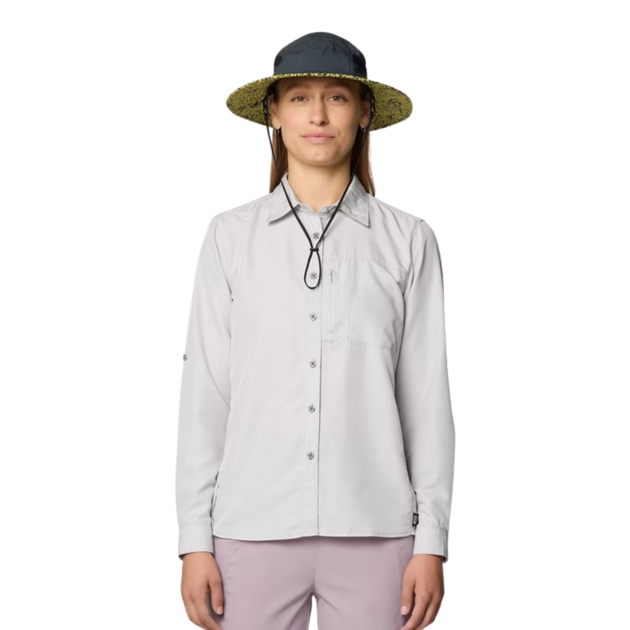 CHEMISE MANCHES LONGUES MHW FEMME CANYON LIGHT DUNES 2110541 056 MAHEU GO SPORT DEVANT BOUTON