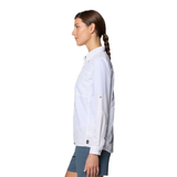 WOMEN'S LONG-SLEEVED SHIRT, WHITE CANYON