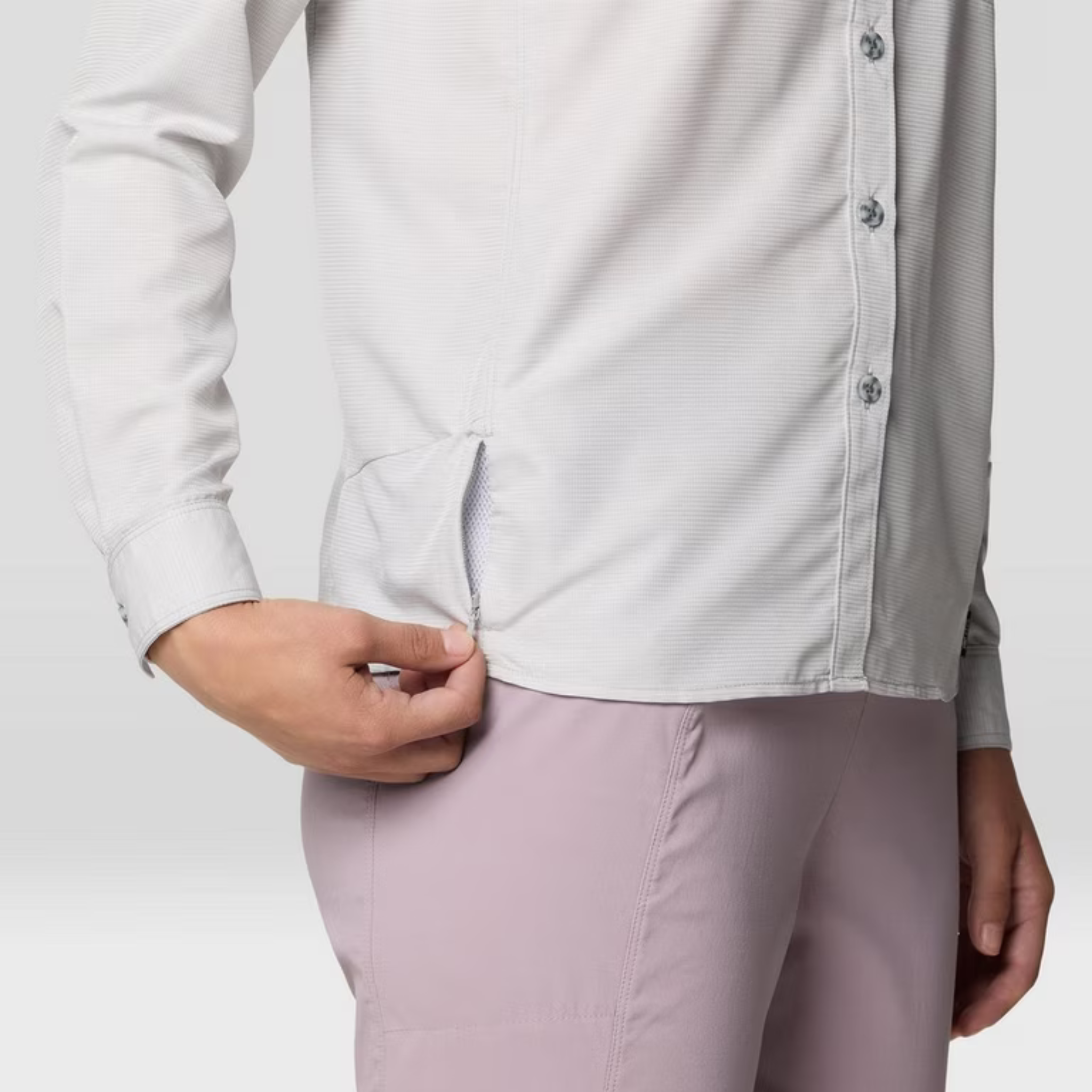 WOMEN'S LONG SLEEVE SHIRT, CANYON LIGHT DUNES
