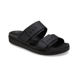 SANDALES POUR FEMME, BROOKLYN BUCKLE LOW NOIR