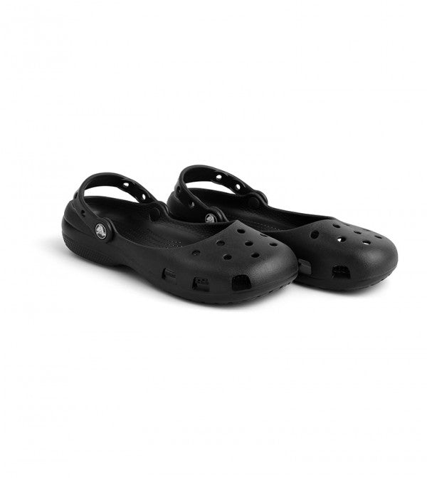 SANDALE CROCS FEMME BALLET NOIR 211994 MAHEU GO SPORT PAIRE ANGLE DEVANT