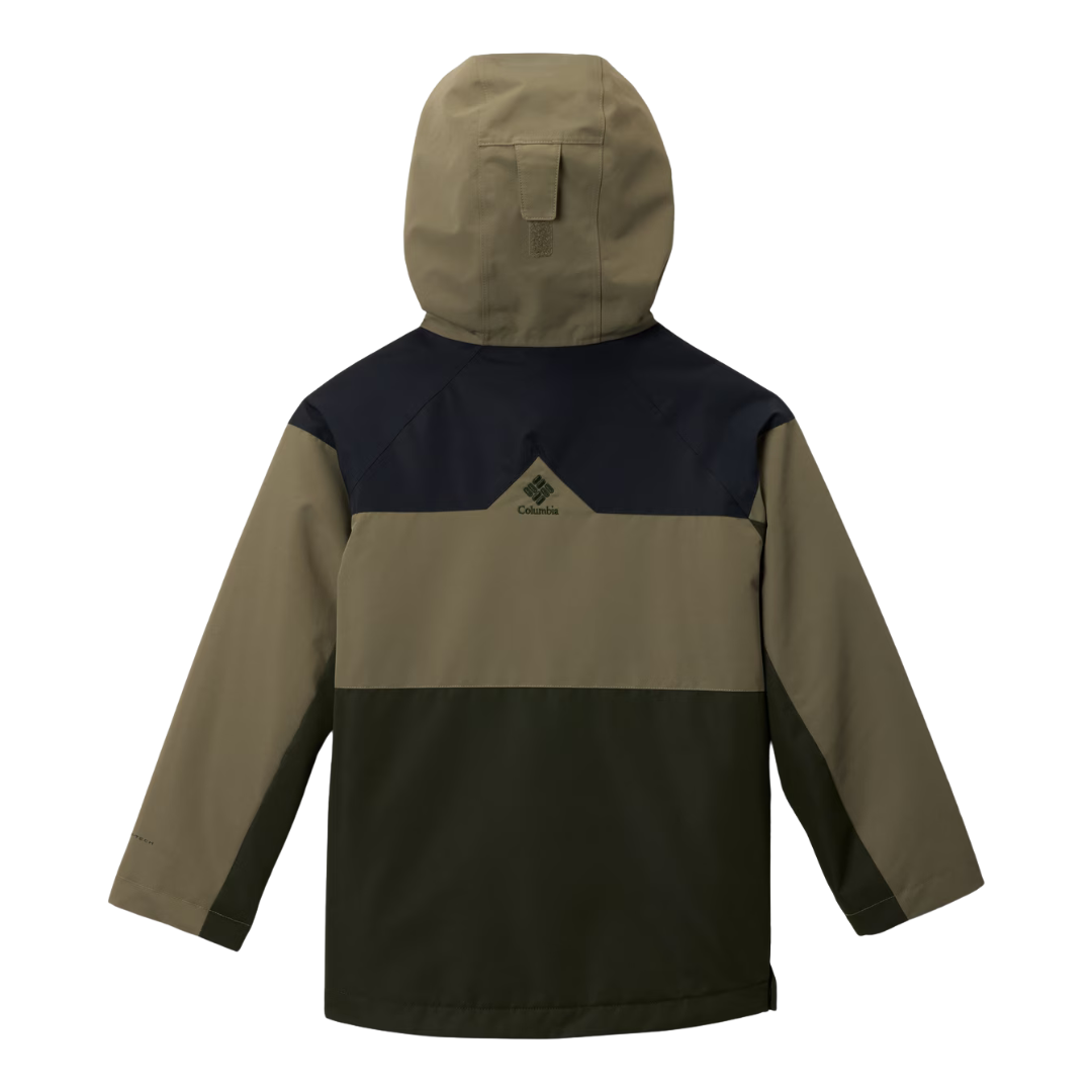 MANTEAU HIVER GARÇON, ANORAK CORESHOT VERT