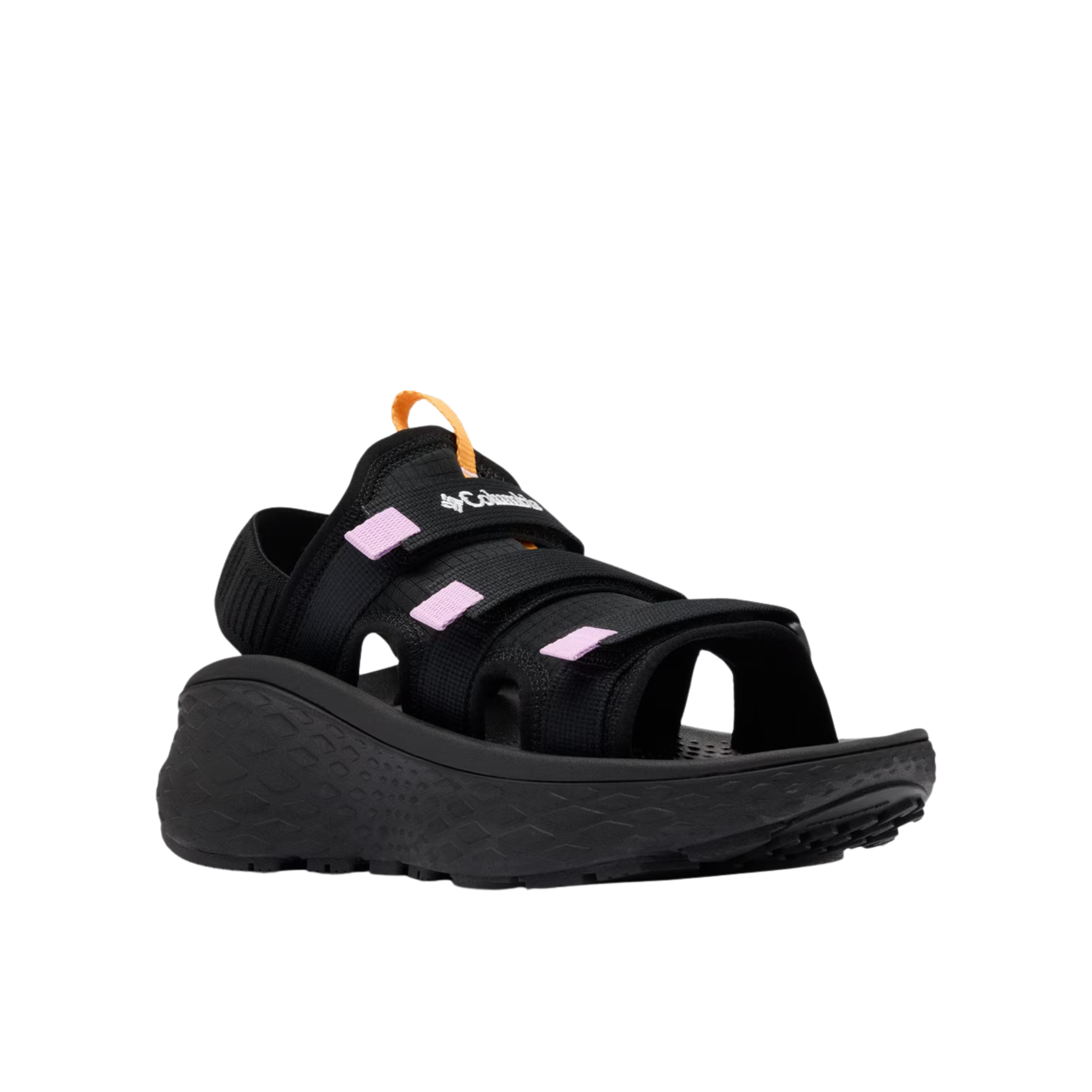 SANDALES COLUMBIA FEMME KONOS ELEVATE NOIR 2148801 010 ANGLE DEVANT