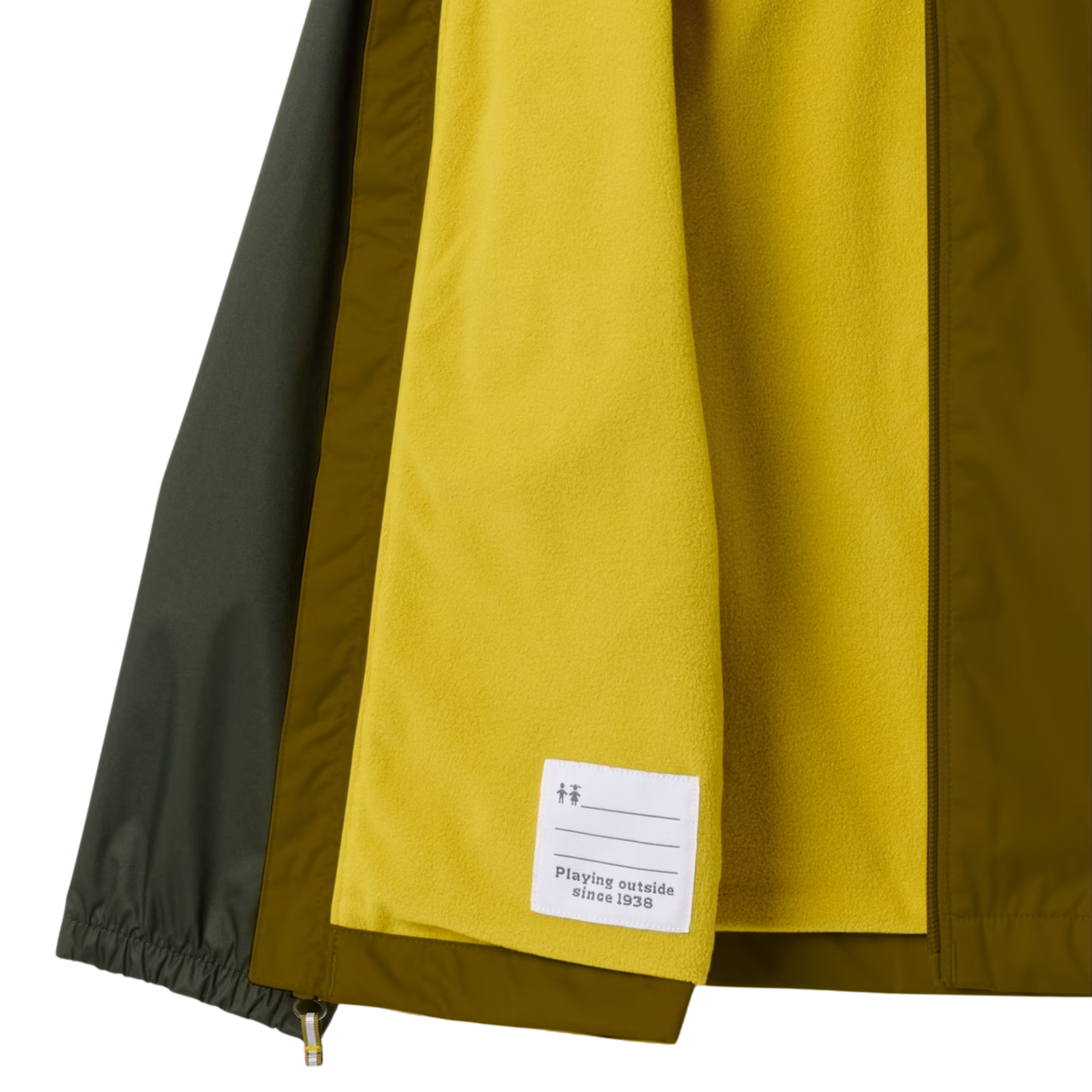 MANTEAU MI-SAISON JUNIOR, RAINY TRAILS III MOSSY GREEN