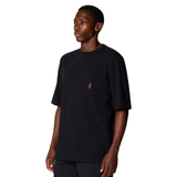 T-SHIRT À POCHE IMPRIMÉ HOMME, MHW 2 NOIR