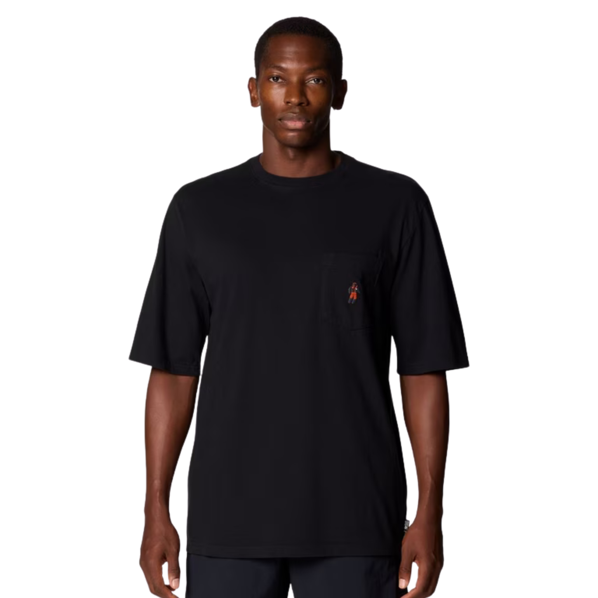 T-SHIRT À POCHE IMPRIMÉ HOMME MHW 2 NOIR 2159851 MAHEU GO SPORT DEVANT
