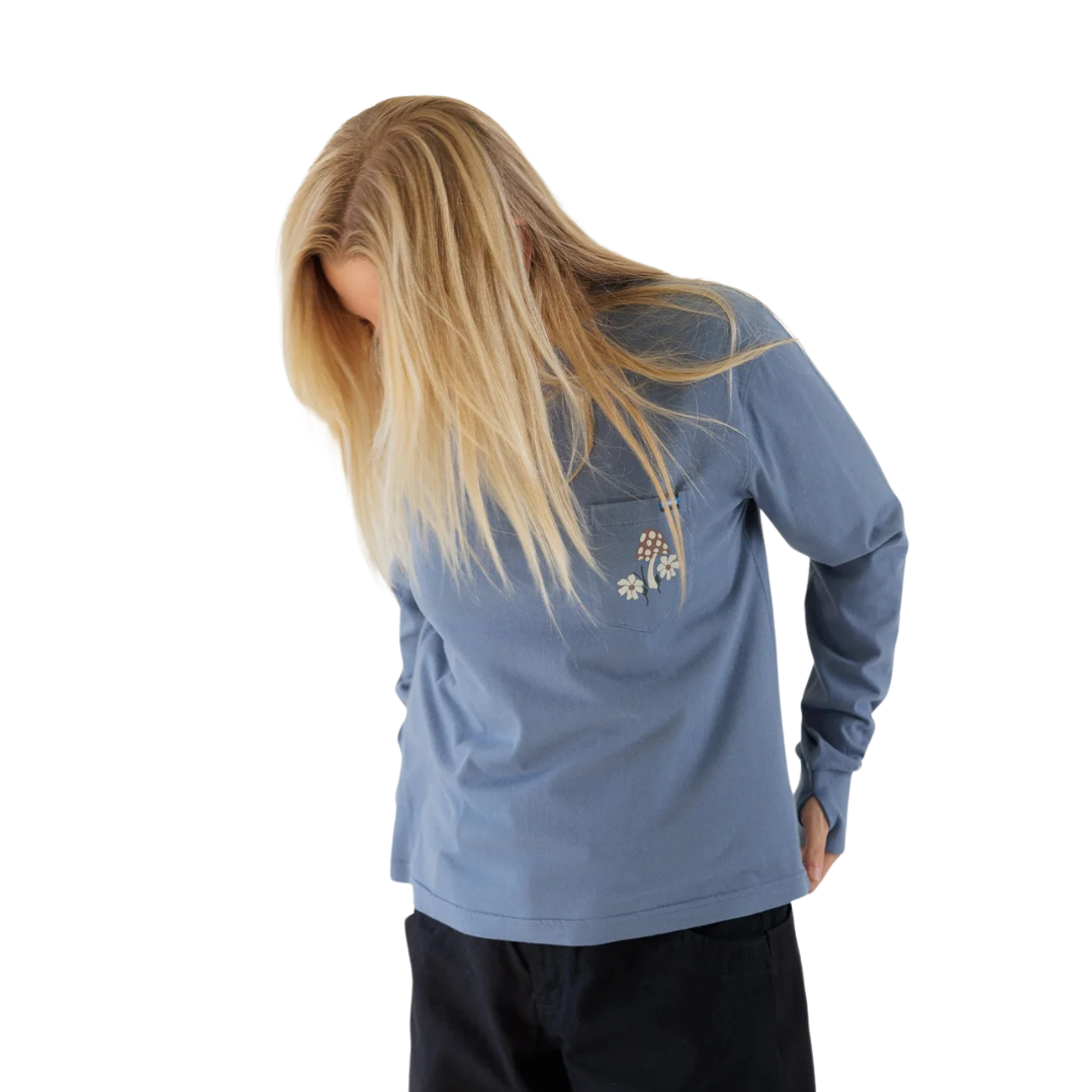 HAUT MANCHES LONGUES FEMME, WESTRAY BLUE MIRAGE