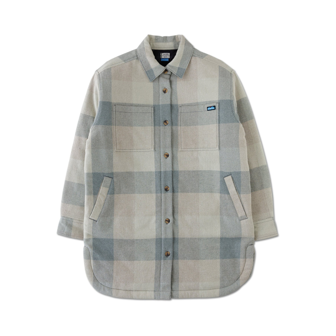 CHEMISE DOUBLÉE FEMME IVYWOOD GREY HAZE 2236 2695 KAVU MAHEU GO SPORT DEVANT