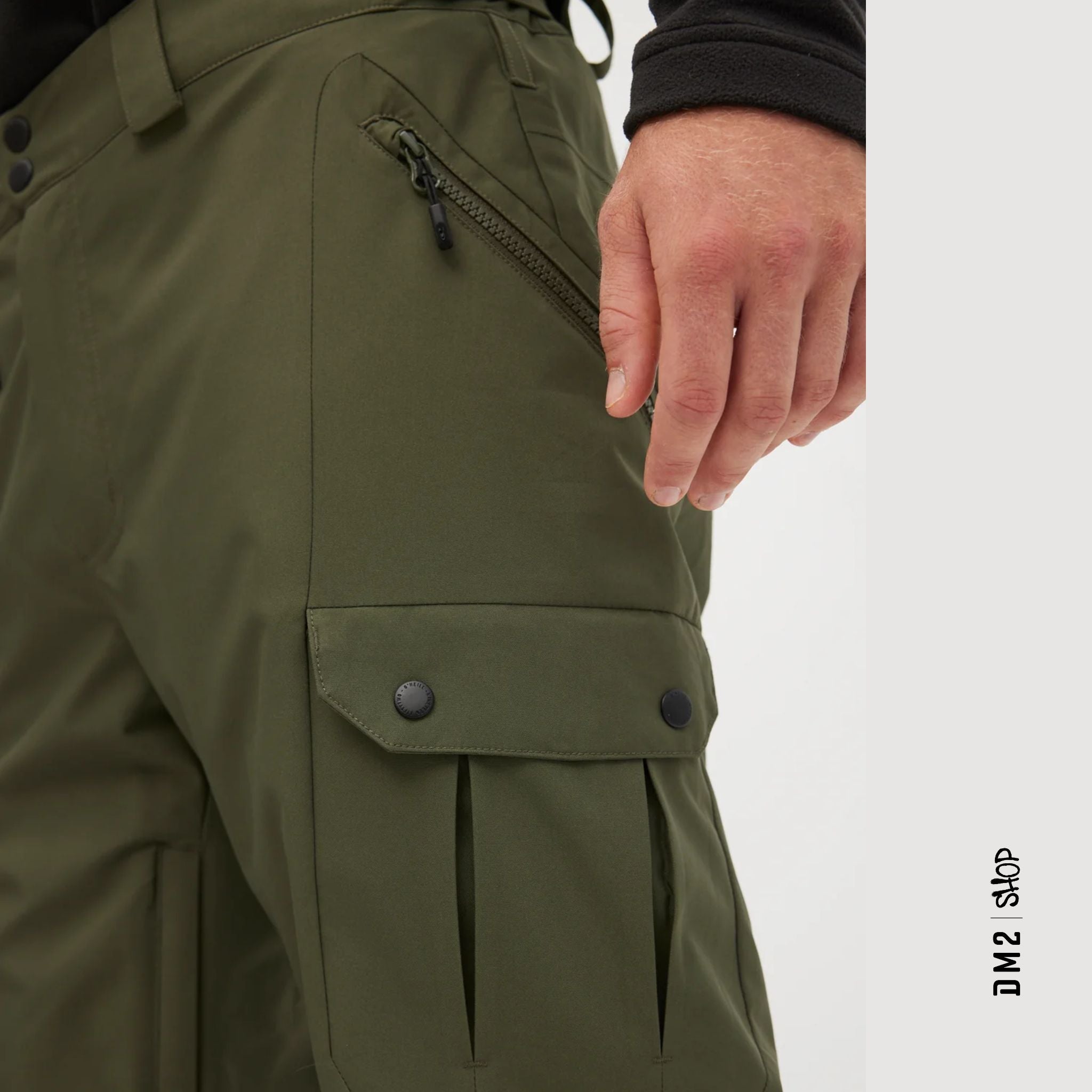 PANTALON SHELL SNOW HOMME CARGO OLIVE, O'NEILL - Maheu Go Sport