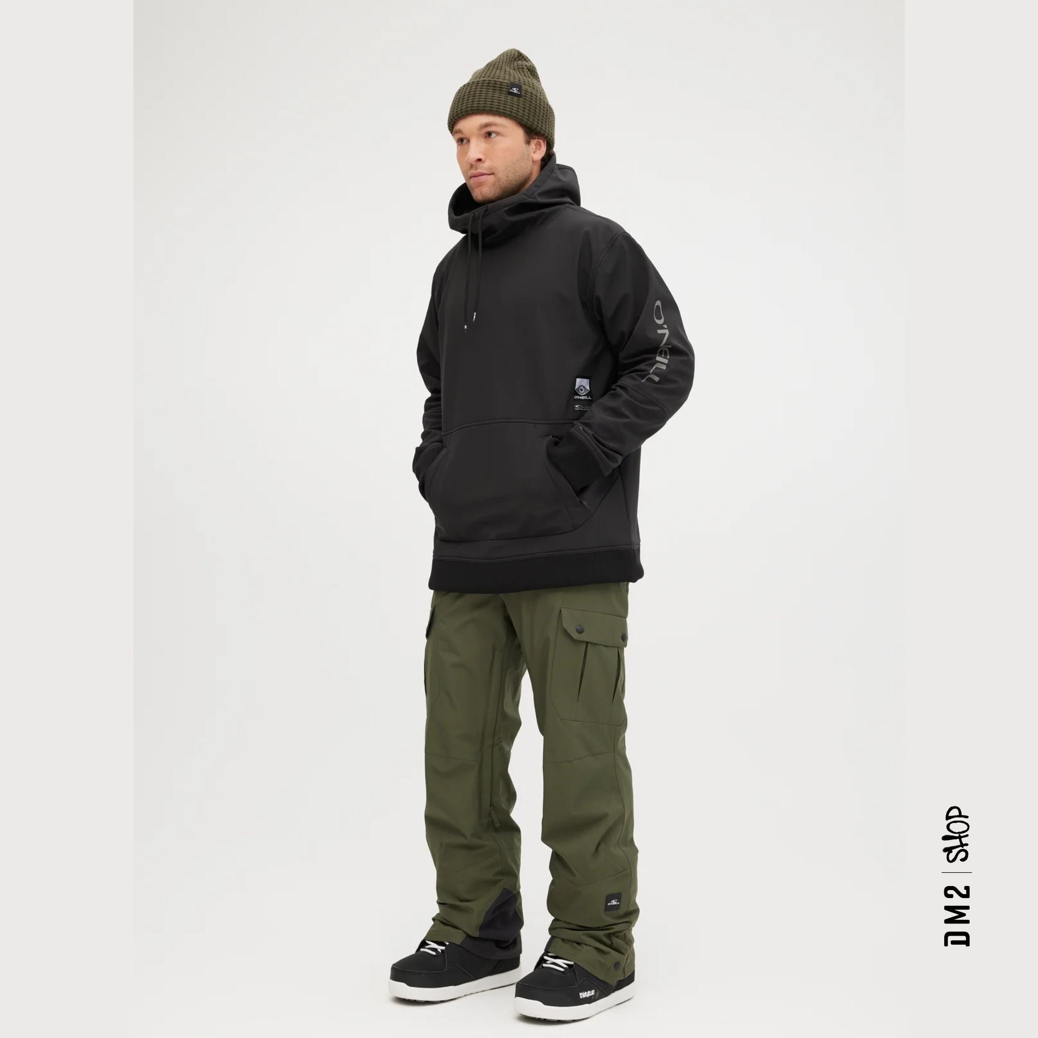 PANTALON SHELL SNOW HOMME CARGO OLIVE, O'NEILL - Maheu Go Sport