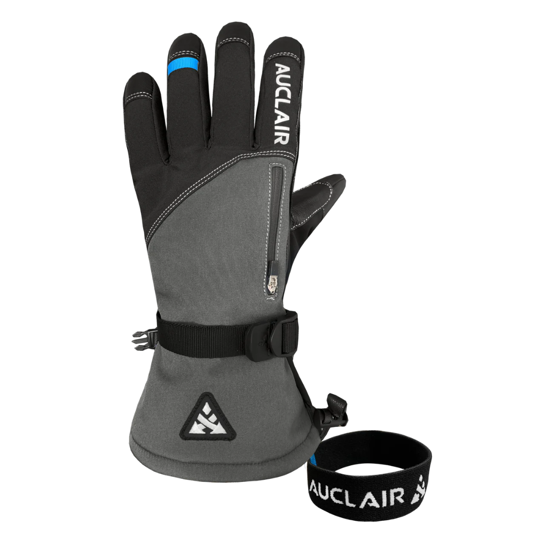 GANTS SKI HOMME VERBIER VALLEY 2.0 GRIS NOIR 2G092 AUCLAIR MAHEU GO SPORT DESSUS MAIN