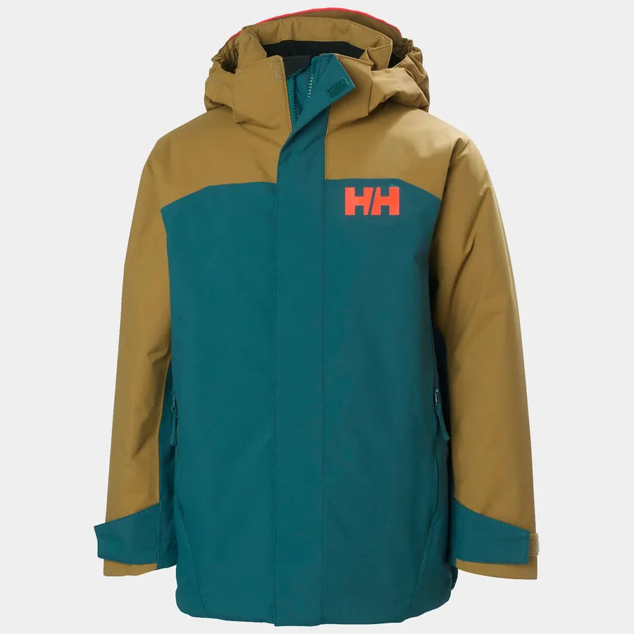 MANTEAU SKI JUNIOR LEVEL DARK CREEK 41728 453 HELLY HANSEN MAHEU GO SPORT DEVANT