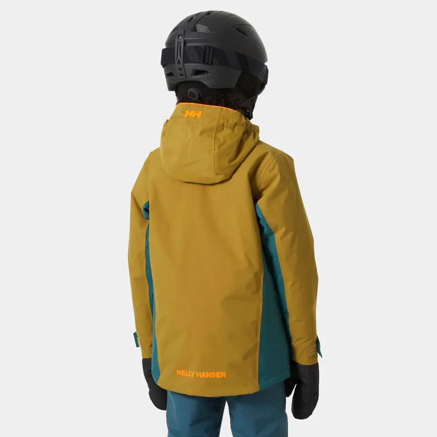 MANTEAU SKI JUNIOR LEVEL DARK CREEK 41728 453 HELLY HANSEN MAHEU GO SPORT DOS MANNEQUIN