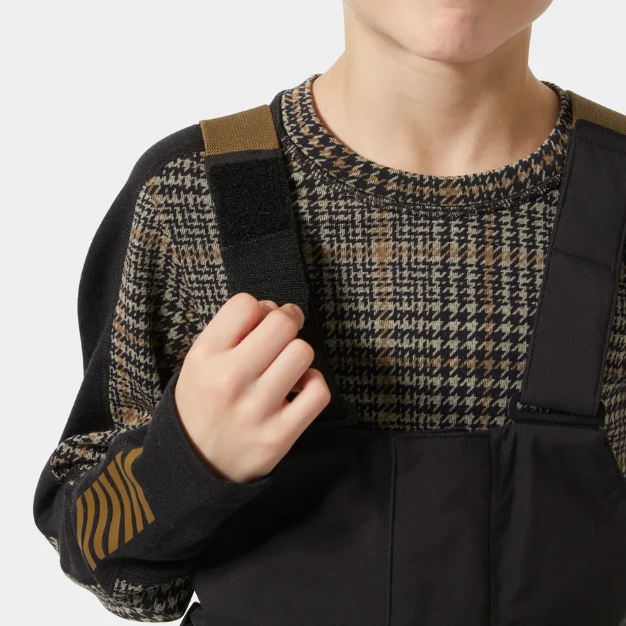 SALOPETTE HIVER JUNIOR, SUMMIT 2.0 NOIR