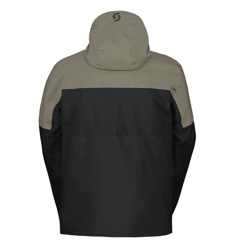 MANTEAU HIVER HOMME ULTIMATE DRYO 10 NOIR GRIS POUSSIÈRE 419900 SCOTT MAHEU GO SPORT DOS