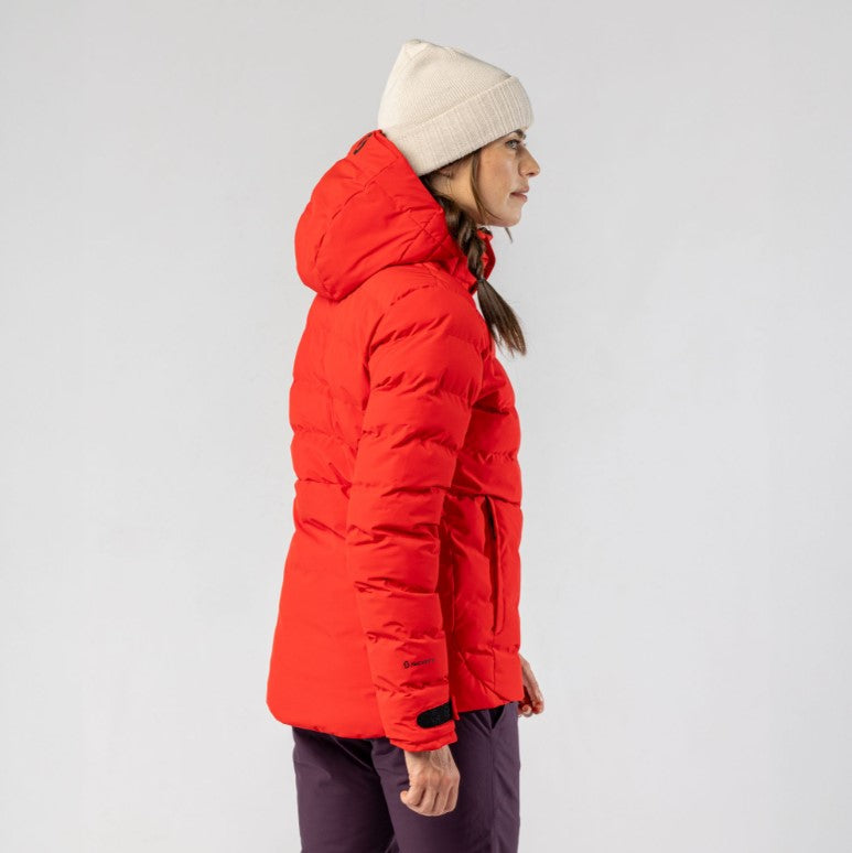 MANTEAU ISOLÉ SKI FEMME ULTIMATE WARM ROUGE 419906 SCOTT MAHEU GO SPORT DOS MANNEQUIN