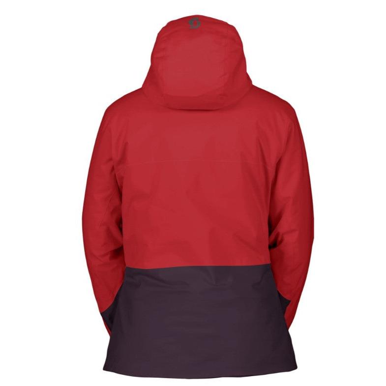 MANTEAU ISOLÉ SKI FEMME ULTIMATE DRYO 10 ROUGE MAUVE 419907 SCOTT MAHEU GO SPORT DOS