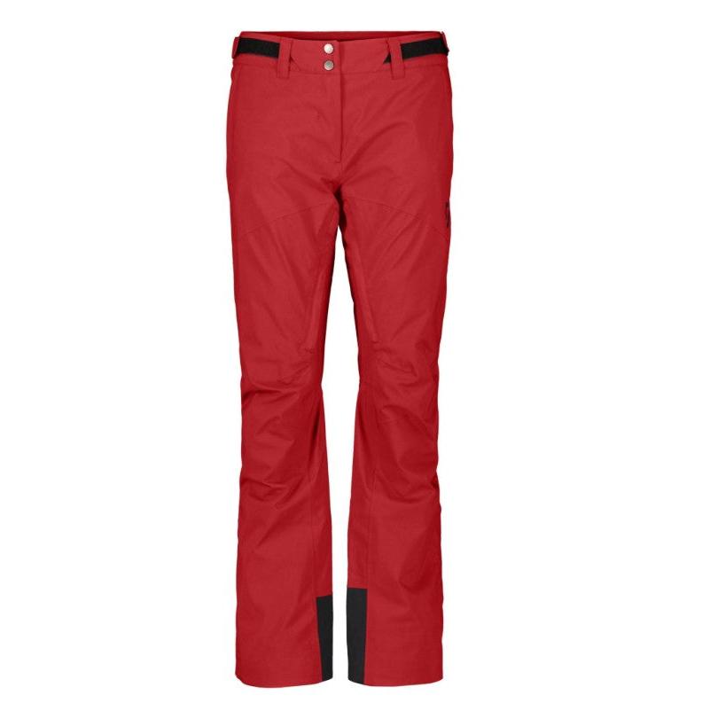 PANTALON ISOLÉ SKI FEMME ULTIMATE DRYO 10 ROUGE 419910 SCOTT MAHEU GO SPORT DEVANT