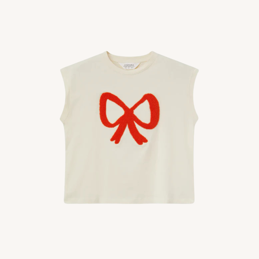 HAUT SANS MANCHE FEMME BOUCLE BLANC 42021 COMPANIA FANTASTICA MAHEU GO SPORT DEVANT