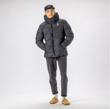 MANTEAU HIVER SKI HOMME, INSULOFT WARM GRIS POUSSIÈRE 422912 SCOTT MAHEU GO SPORT MANNEQUIN