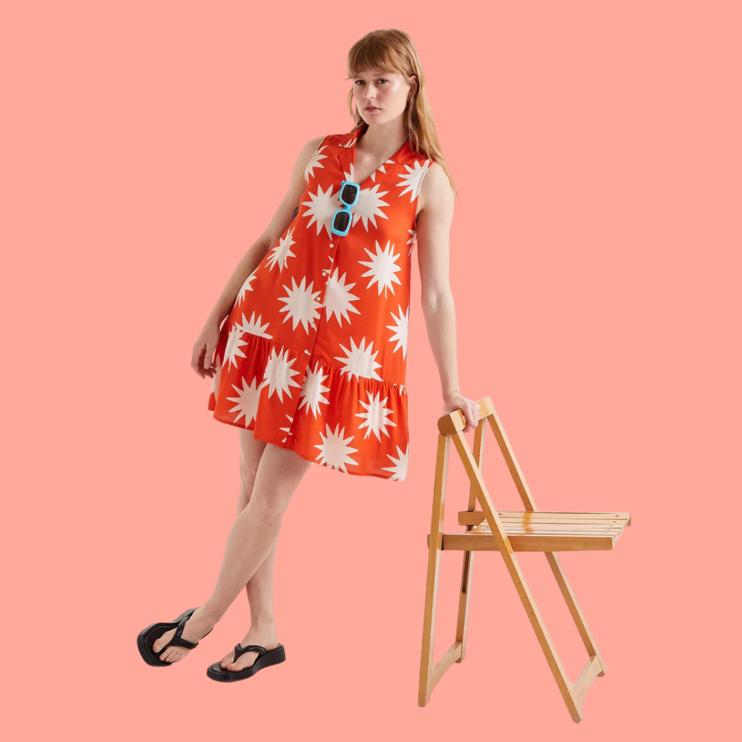 ROBE SANS MANCHE FEMME BIG SUN 44112 COMPANIA FANTASTICA MAHEU GO SPORT DEVANT MANNEQUIN