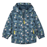 MANTEAU MI-SAISON ENFANT KILLTEC FUNCTIONNAL 25 BLEU IMPRIMÉ 44182 839 MAHEU GO SPORT DEVANT