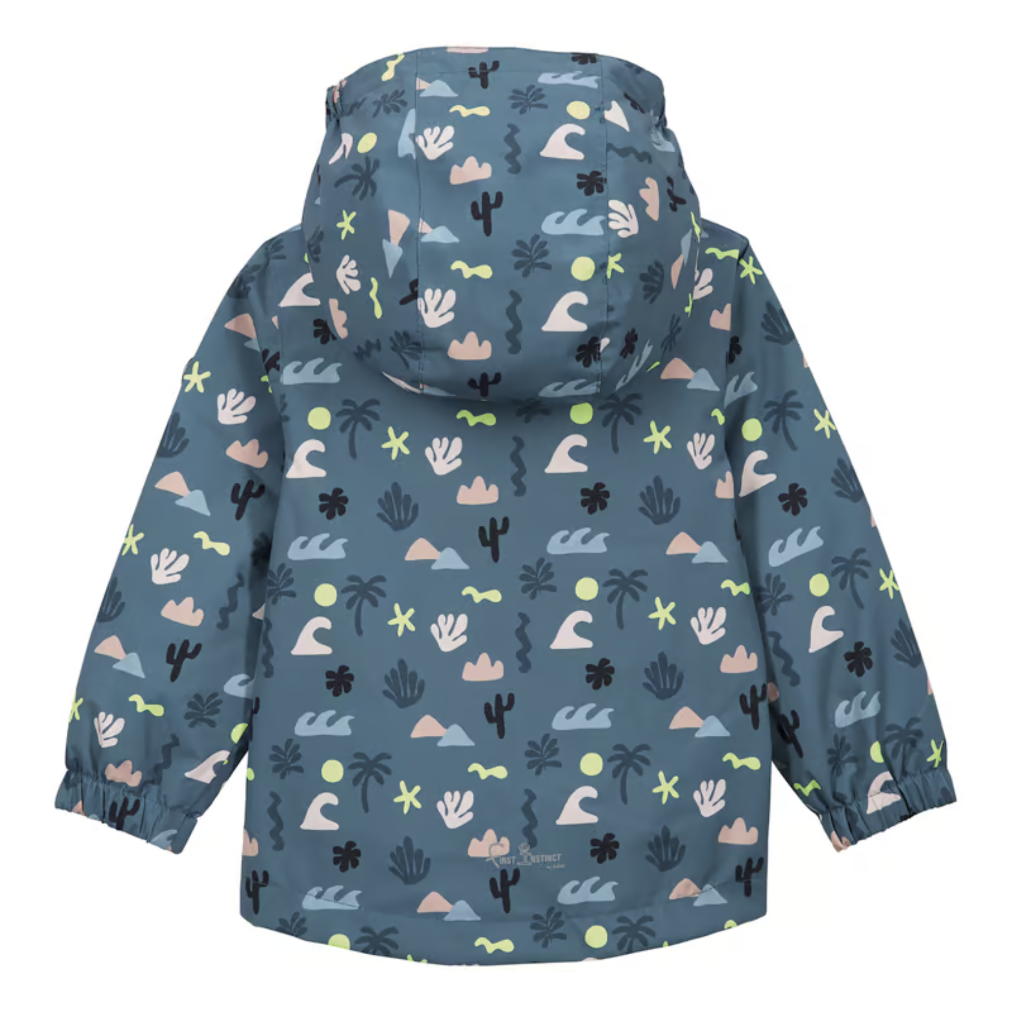 MANTEAU MI-SAISON ENFANT, FUNCTIONNAL 25 BLEU IMPRIMÉ (2 À 8 ANS)