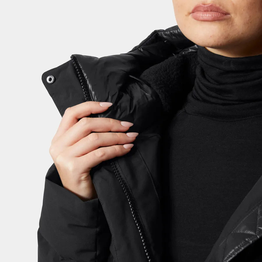 MANTEAU DUVET HIVER FEMME, WINTER BLISS NOIR