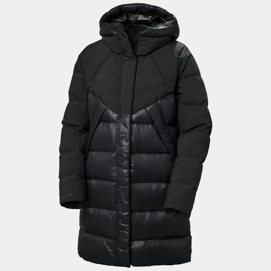 MANTEAU DUVET HIVER FEMME WINTER BLISS NOIR 54461 990 HELLY HANSEN MAHEU GO SPORT DEVANT