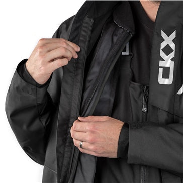 MANTEAU MOTONEIGE CKX POUR HOMME, CONQUER NOIR