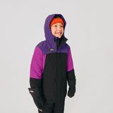 MANTEAU HIVER FILLE TAIGA MAUVE NOIR (10 À 14 ANS) 61651 CHLOROPHYLLE MAHEU GO SPORT CÔTÉ