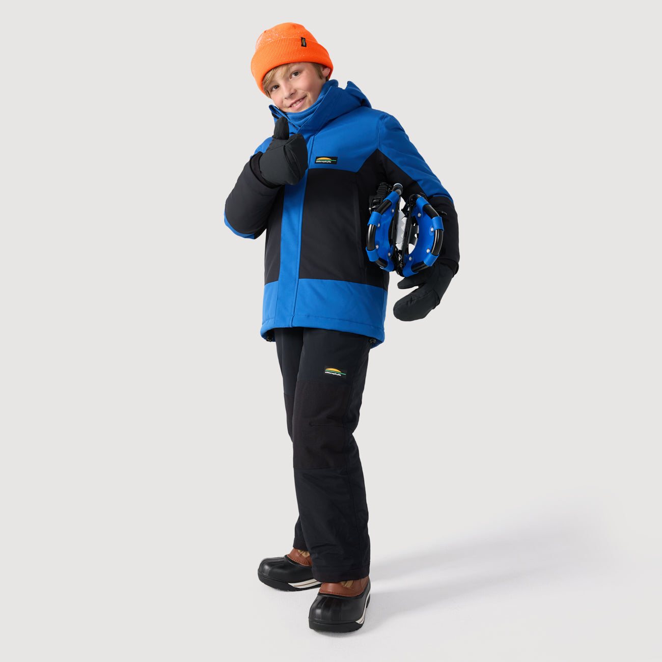 MANTEAU HIVER GARÇON NORDIC BLEU 8 À 14 ANS 61652 CHLOROPHYLLE MAHEU GO SPORT DEVANT