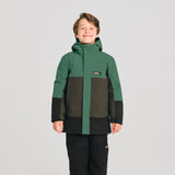 MANTEAU HIVER GARÇON NORDIC VERT NOIR (10 À 14 ANS) 61652 CHLOROPHYLLE MAHEU GO SPORT DEVANT