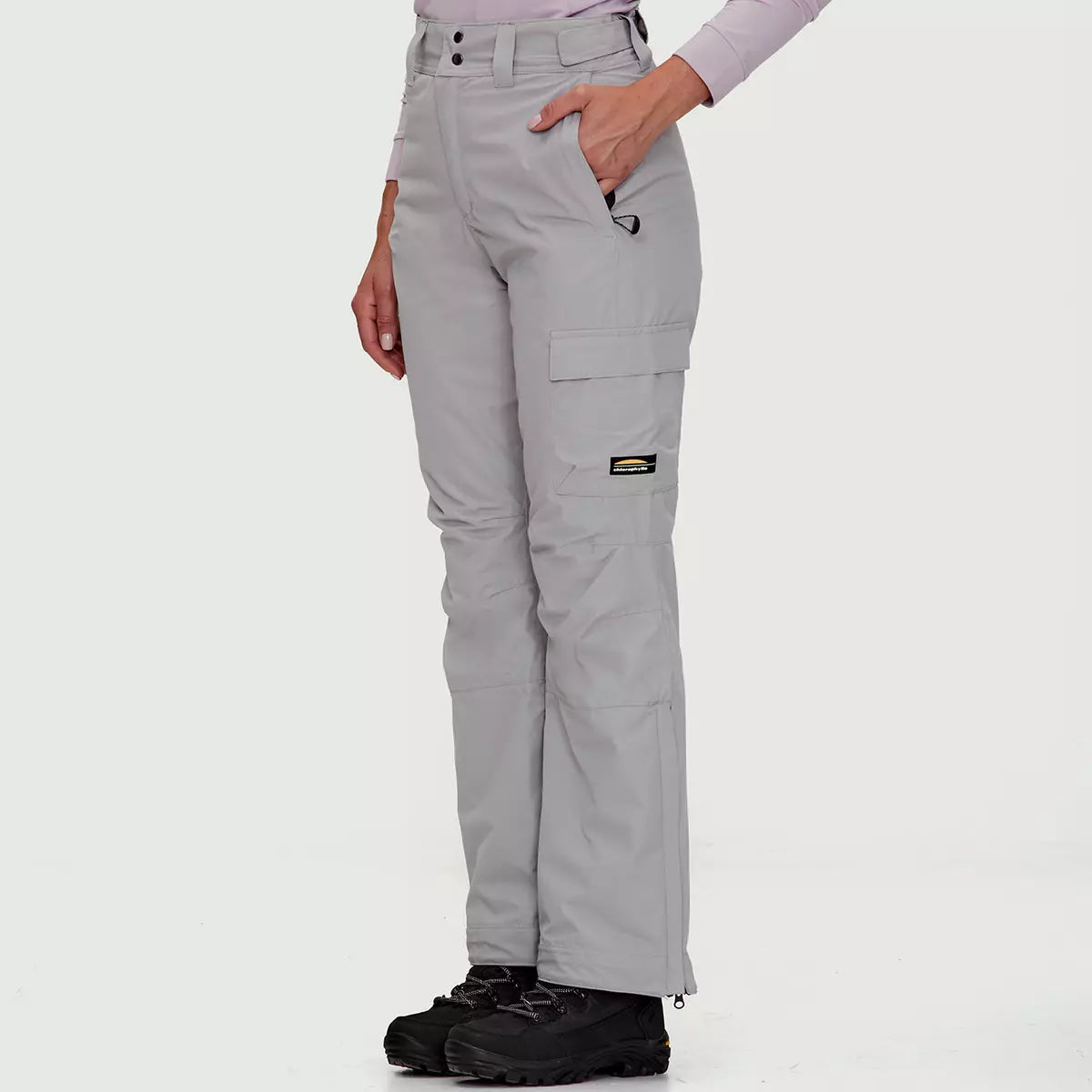 WOMEN'S INSULATED PANTS, OLYMPIA GREY MARBLE