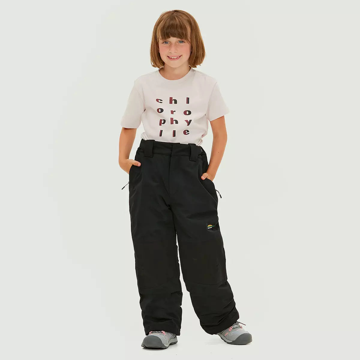 PANTALON HIVER ENFANTS WILLOW NOIR (8 À 14 ANS) 63421 CHLOROPHYLLE MAHEU GO SPORT DEVANT PLEIN PIED