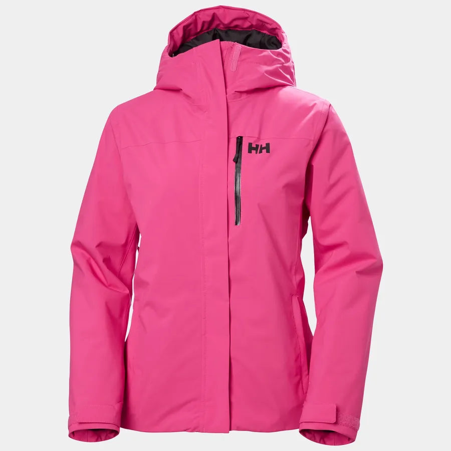 MANTEAU ISOLÉ SKI FEMME SNOWPLAY ROSE 65735 182 HELLY HANSEN MAHEU GO SPORT DEVANT