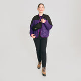 MANTEAU MATELASSÉ CHLOROPHYLLE FEMME CARLIT ULTRAVIOLET 67413 MAHEU GO SPORT DEVANT MANNEQUIN PLEIN PIED