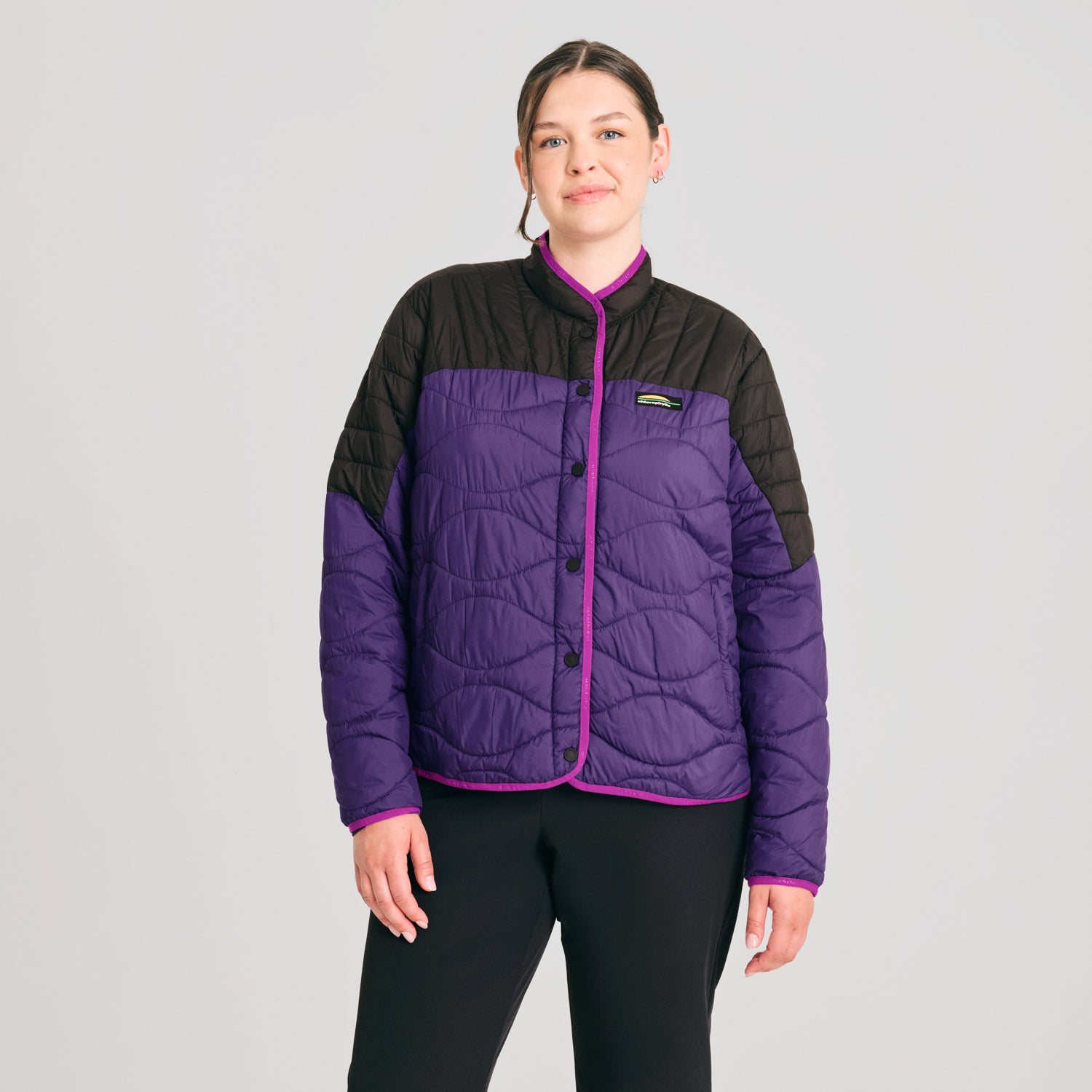 MANTEAU MATELASSÉ CHLOROPHYLLE FEMME CARLIT ULTRAVIOLET 67413 MAHEU GO SPORT DEVANT MANNEQUIN