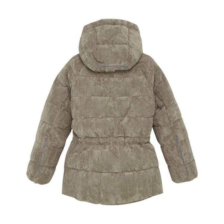 MANTEAU DE SORTIE HIVER POUR FILLE EN VELOURS CÔTELÉ 8 À 16 ANS - Maheu Go Sport
