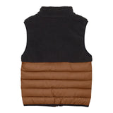 VESTE MATELASSÉE ENFANTS BLOC COULEURS BRUN 742378 2024 COLOR KIDS MAHEU GO SPORT DOS