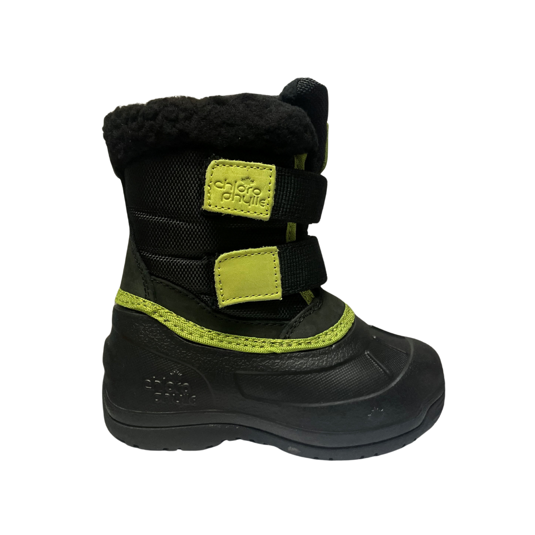 BOTTE HIVER TOUT-PETITS CARTIER NOIR LIME 796157 417 CHLOROPHYLLE MAHEU GO SPORT CHAPITEAU