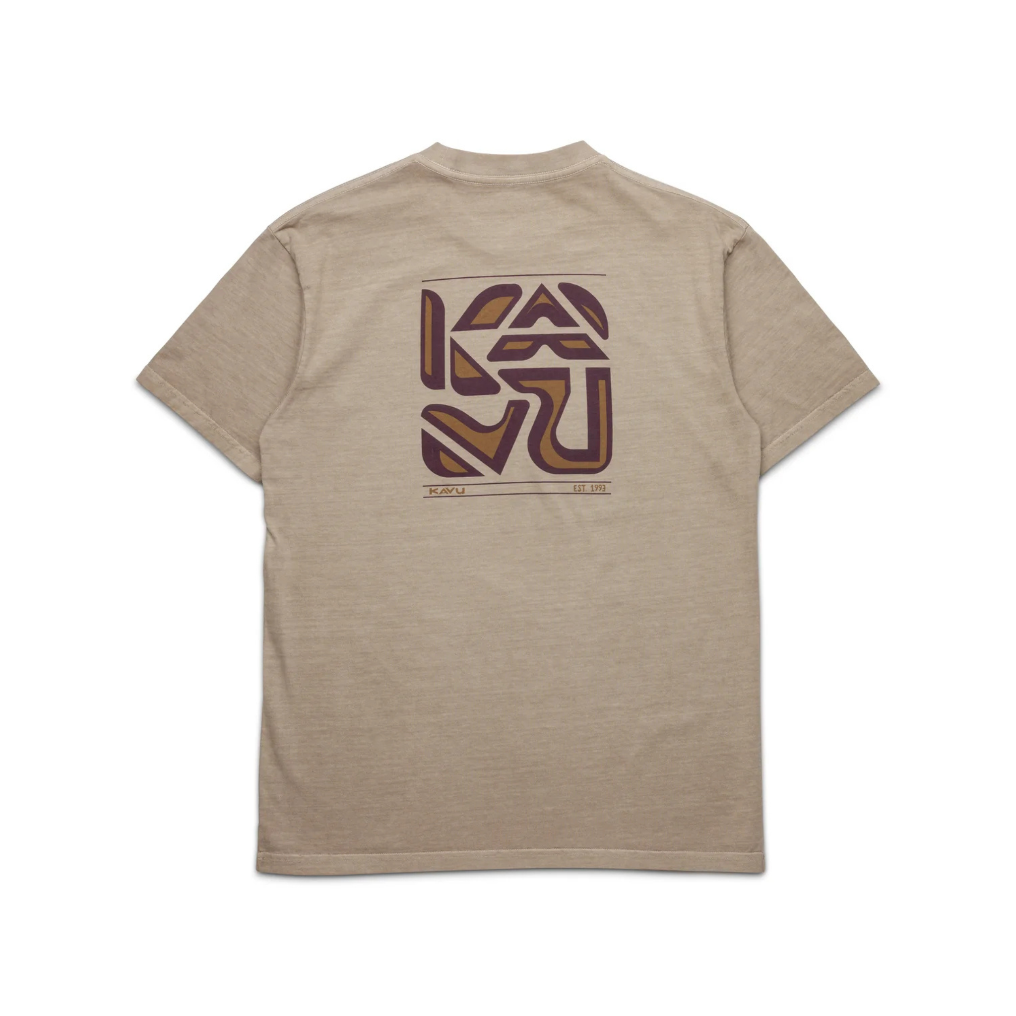 T-SHIRT MANCHES COURTES KAVU HOMME CUBED BUFF 8131 2689 MAHEU GO SPORT DOS